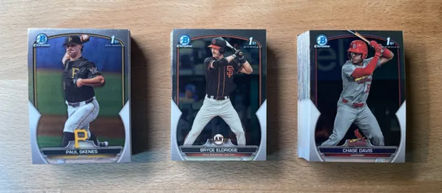 2023 Bowman Draft Chrome Base Prospects, 1st Bowman BDC 1-200 | You Pick!