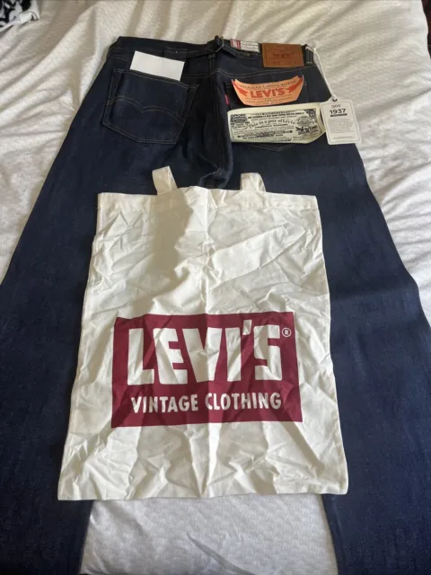 Levi's Vintage Clothing LVC 1937 501XX Jeans Rigid Size 32 X 32 Made In Japan