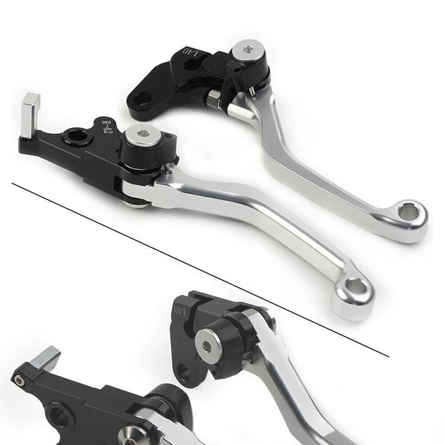 CNC Pivot Brake Clutch Lever For Suzuki DRZ400S DRZ400SM DRZ400E 2000-22 Silver