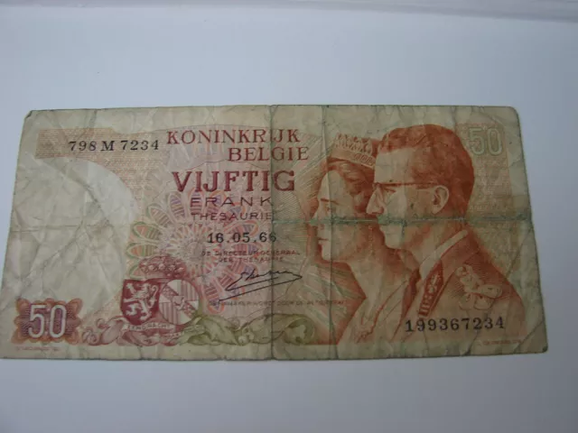BELGIQUE/BELGIE. LOT de 4 BILLETS pour 75 FRANCS.