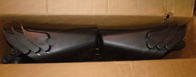 Rubbermaid FG253100BLA Commercial Lobby Pro DUSTPAN with Wheels, Black - 6pcs