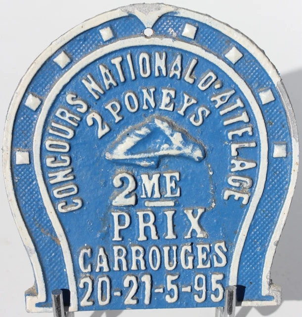 ANCIENNE PLAQUE CONCOURS CHAROLAIS 1980 BOUSSAC 2eme prix EUR 9,00 - FR