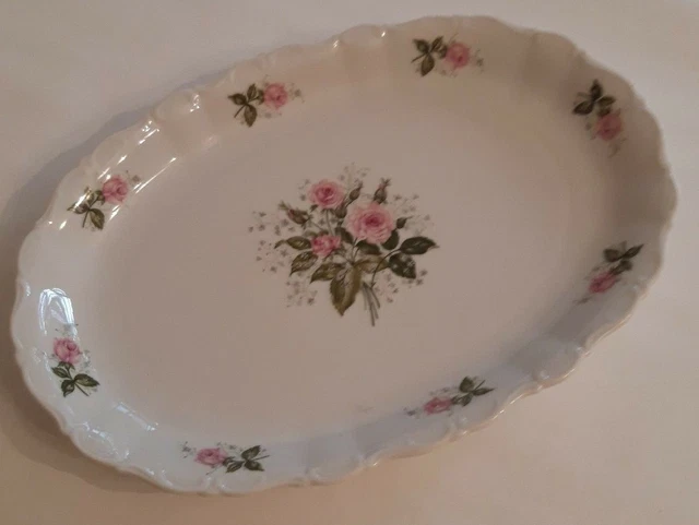 Vase Ou Coupe Seltmann Weiden Mozart Décor Heckenrose - Occasion Comme Neuf