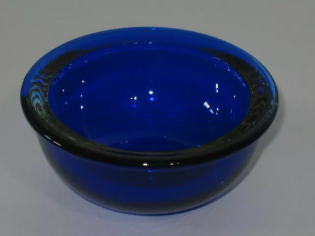 Conjunto De 6 Azul Cobalto Vidrio Cuencos Forro para Plata Sal 1 "Deep X 4.8cm 2