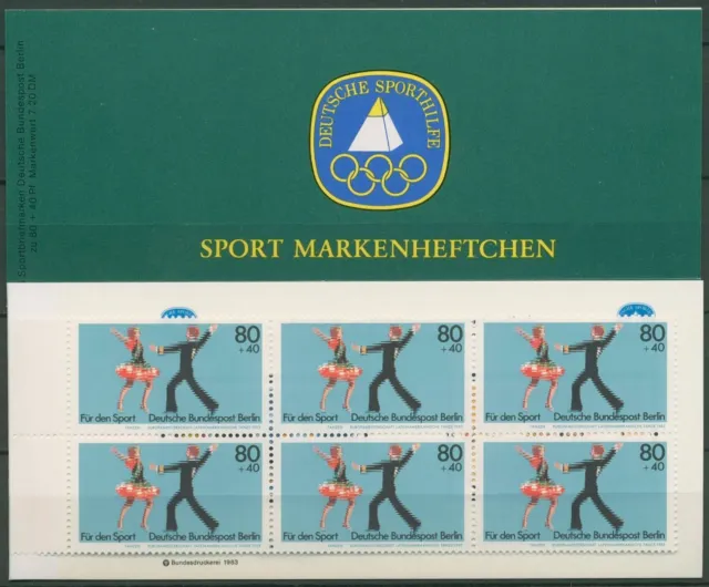 Berlin Deutsche Sporthilfe 1983 Markenheftchen SMH 5 (698) postfrisch (C99124)