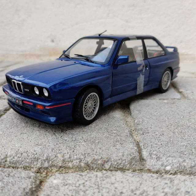 Voiture Solido Bmw E30 M3 Mauritius Bleu 1990 1:18 Neuf Boite