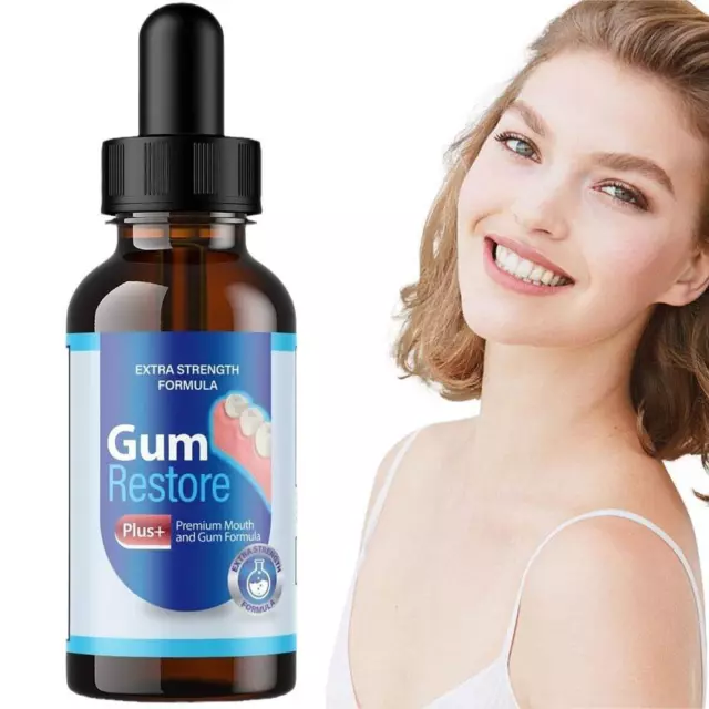 Gum Restore Plus Drops For Teeth, Bad Brea th, Gums Repair 7Y6R