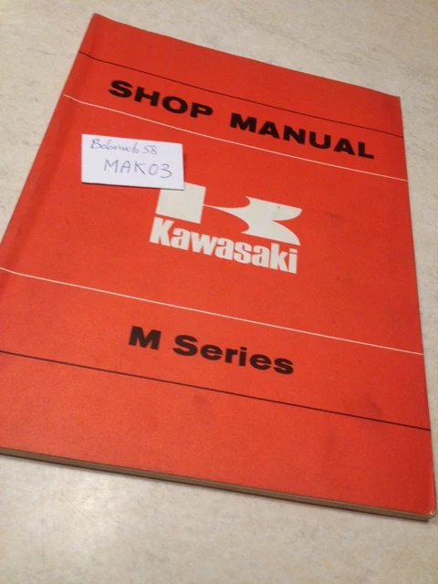 KAWASAKI M90 M series manuel atelier workshop service manual EUR