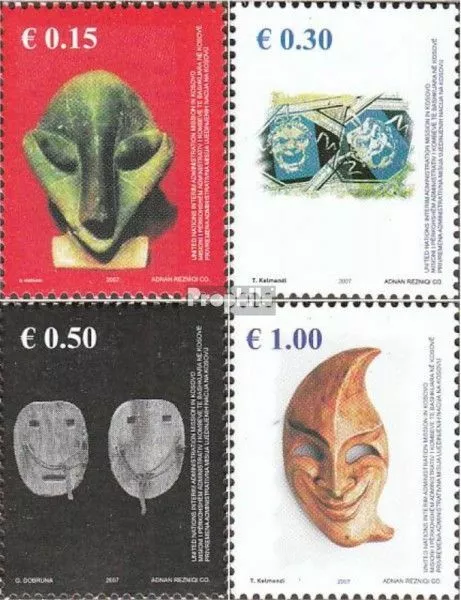 kosovo (UN-Administration) 79-82 mint never hinged mnh 2007 Masks