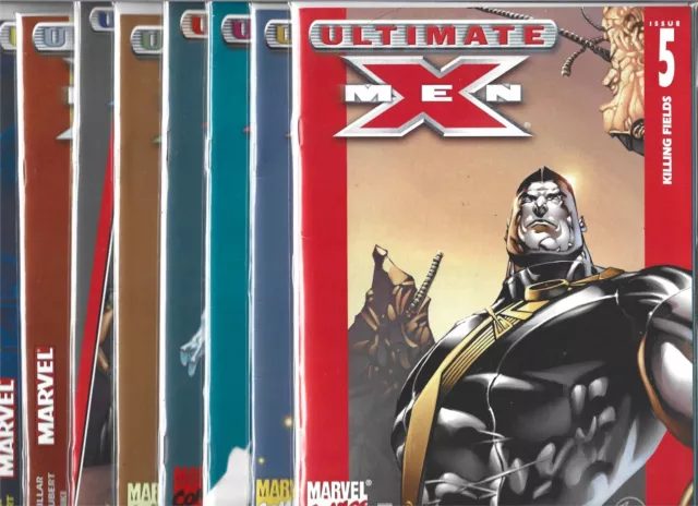 Ultimate X-Men Lot Of 8 - #5 #7 #8 #9 #11 #15 #16 #17 (Vf/Nm) Marvel Comics