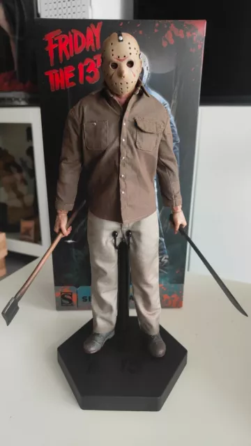 SIDESHOW Jason Voorhees 1/6 - Friday The 13th  - Brown shirt Sixth Scale Figure