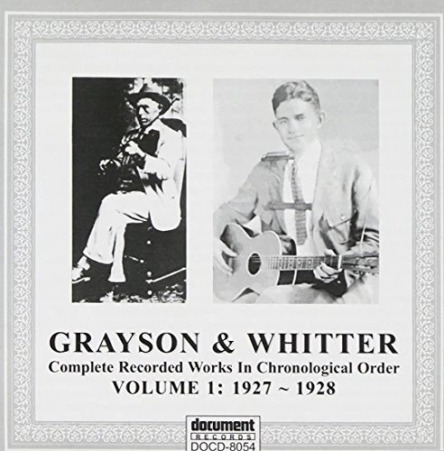 GRAYSON - 1927-1928 1 - CD - Original Recording Reissued - Excellent Condition