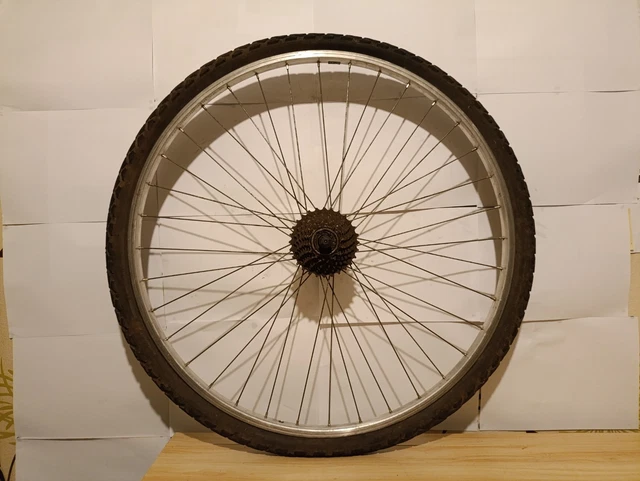 Roue Arrière Vélo 26  19-559  Avec Moyeu Nexus 3V Rodi Skorpion Alu Noire