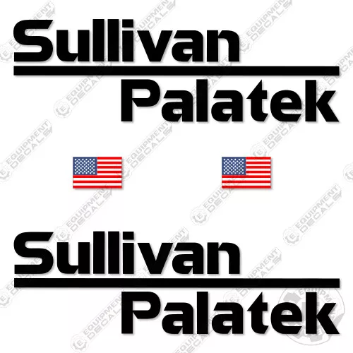 Compatible Avec Sullivan Palatek Logo Décalque Kit Air Compresseur - (24 " )