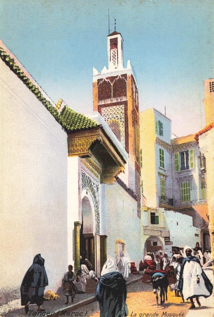 Postcard Grand Mosque Tangier Morocco