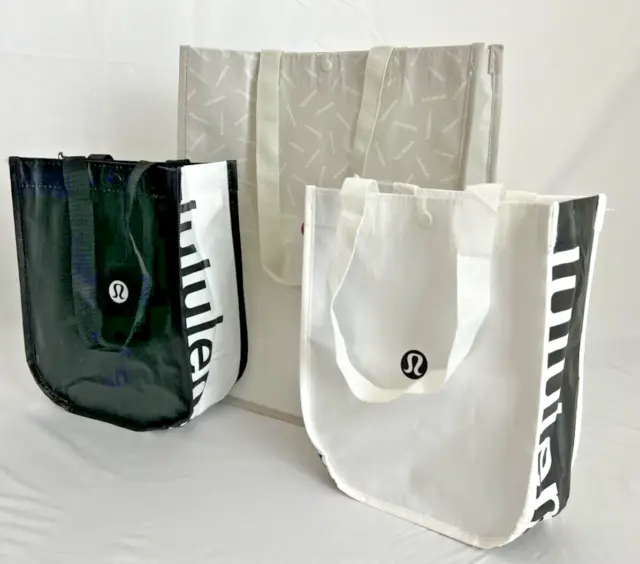 LULULEMON IVIVVA ATHLETA Reusable Logo Tote Shopping Bag Various