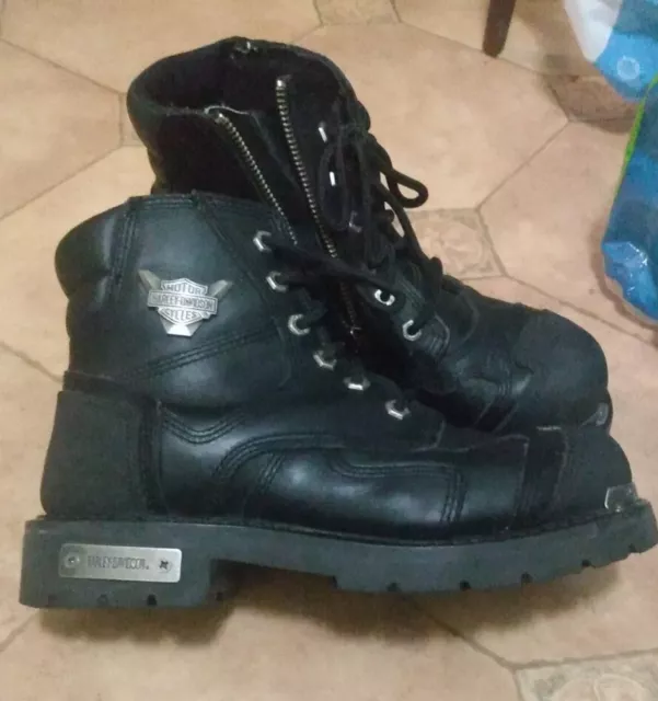 harley-davidson women's steel toe boots size 9