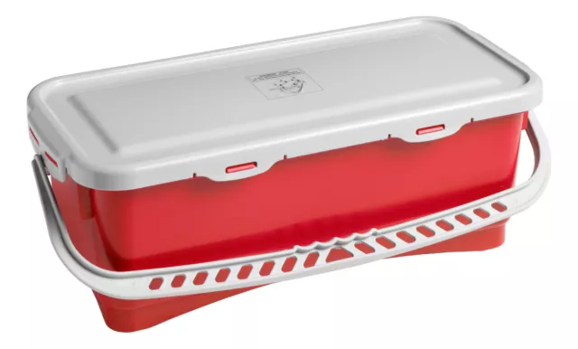Secchio TTS Hermetic 10 litri rosso scopa mopbox scatola di scarico per mobili pre-bevati