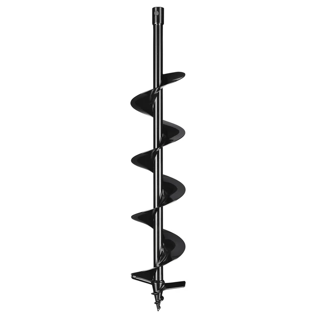 6" Earth Auger Bit Fence Post Hole Digger Drill Bit for Gardening DIY Projects