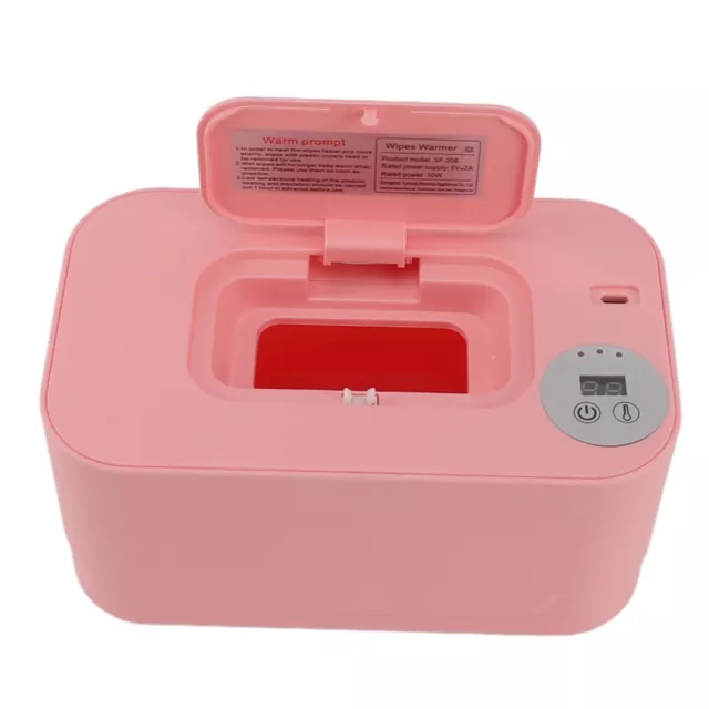 (Pink) Baby Tücher Wärmer für Babys temperaturverstellte Windel Tuchwärmer mit