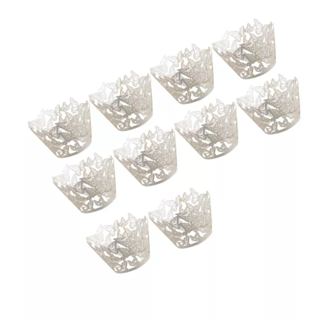 20 Pcs Doublures De Gâteau Tasse Cuisson Mini-muffins Coupe Presentoir Gateau