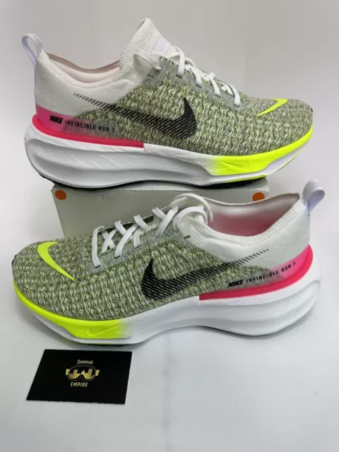 Nike ZoomX Invincible Run 3 White Volt Hyper Pink Men's - FN6821-100 - US