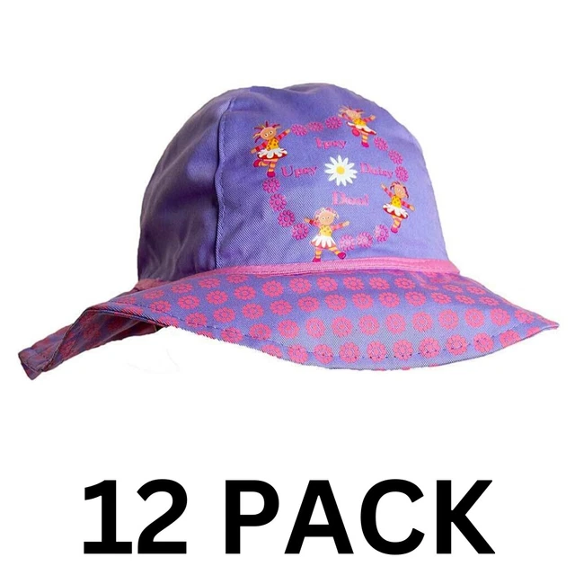 Job Lot Car Booter Wholesale Bundle Girls Summer Hats Night Garden Pink Pk of 12