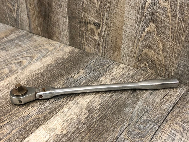 Matco Tools BR11F 3/8 Dr FLEX HEAD Long Handle Ratchet 12" Nice Shape Fast Ship!