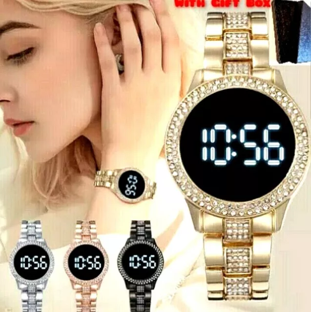 Ladies Wrist Watch Bracelet LED Digital Women's Casual/Dress Watch 2023