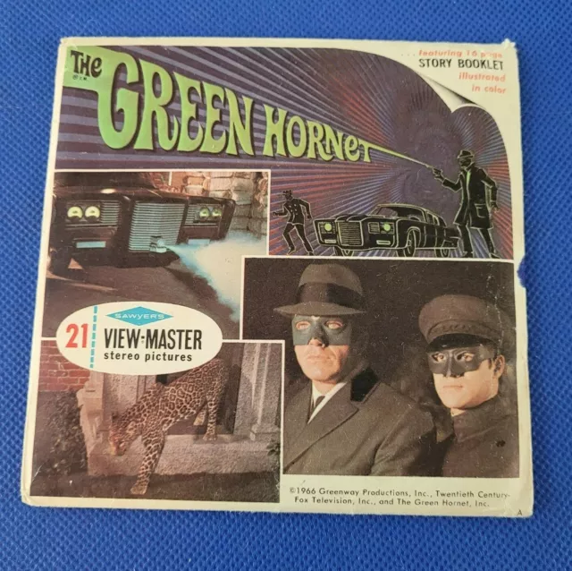 Vintage B488 The Green Hornet Bruce Lee / Kato TV Show view-master Reels Packet