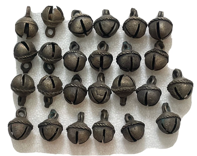 Antichi campanelli per mucche Well Ottone massiccio Realizzato in metallo...