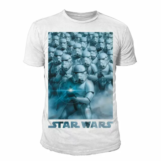 Star Wars - White Stormtroopers Herren T-Shirt (S-XL) Weiß