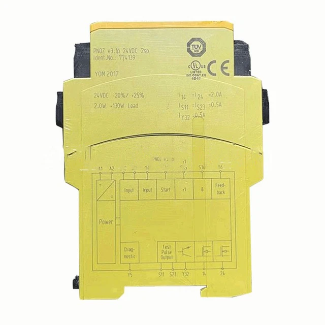 Safety Relay PNOZ e3.1p 784139 24V For Pilz