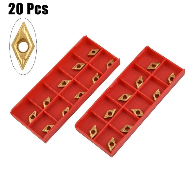 20*DCMT070204 YBC251 Carbide Insert For Lathe Turning Tools/Holder Boring Bar AU
