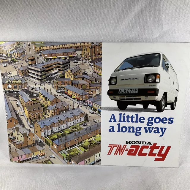 Brochure Vendita Pickup Honda Tn Acty Van 1983