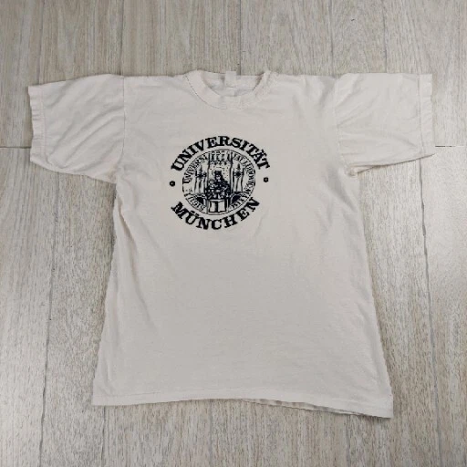 Universitat Munchen University of Munchen Germany Shirt Adult Small White School