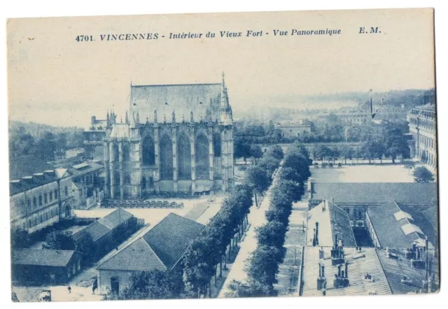 CPA 94 - VINCENNES (Val de marne) 4701. Intérieur du Vieux Fort, Vue panoramique