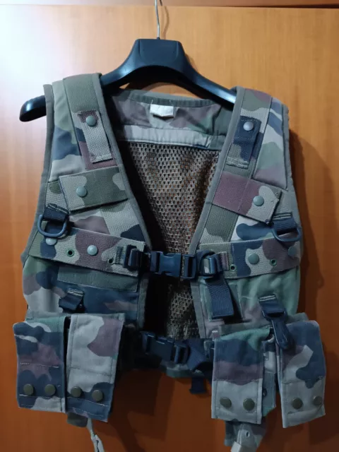 Gilet tattico militare camo woodland combat Esercito Francese taglia M/L