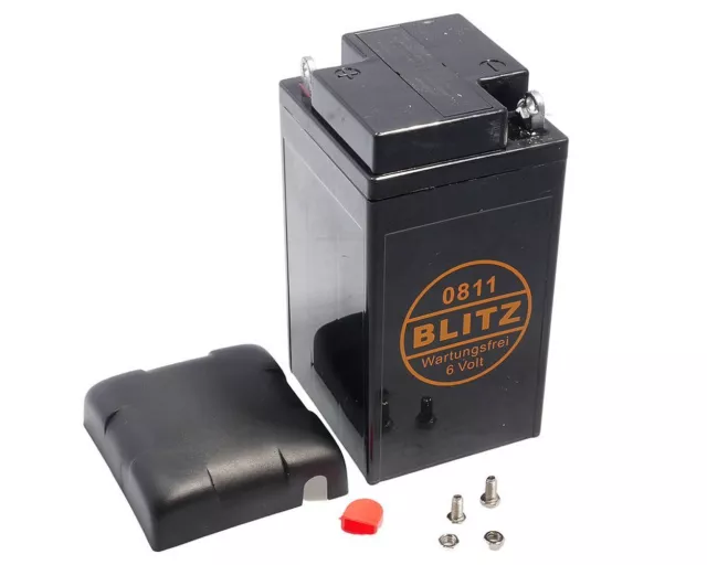 Batterie GEL Blitz 0811 6 Volt für BMW R 25 /3 R 50 /2 R50 S R 51 R 60 69 B49-6