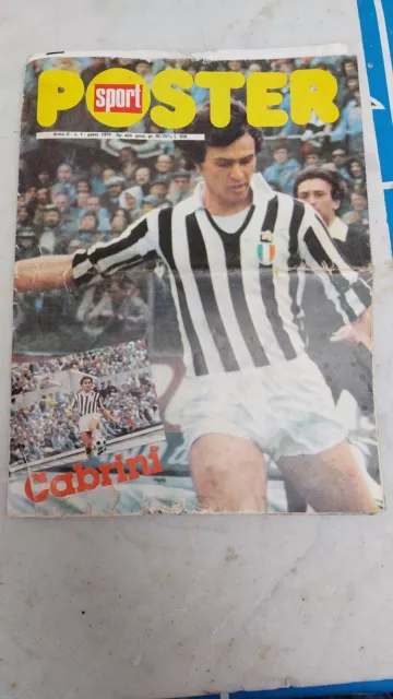 CABRINI juventus poster 1979  poster sport