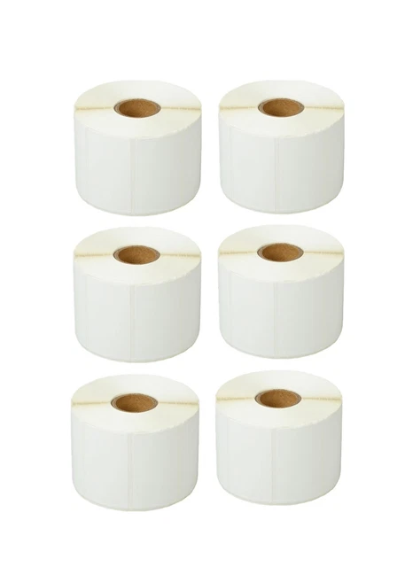 6 Rolls 2.25x1.25 Direct Thermal Shipping Labels for Zebra 2844 Eltron Rollo
