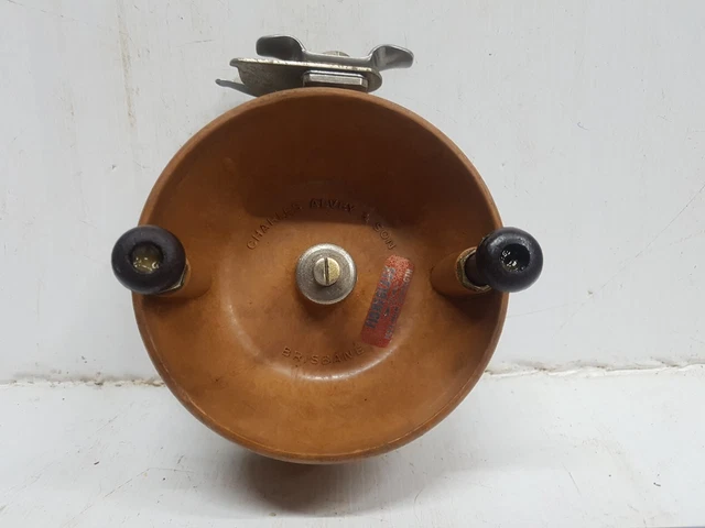 Moulinet De Pêche Vintage Alvey 500/C Brisbane Australie, Avec Ligne - Super état !