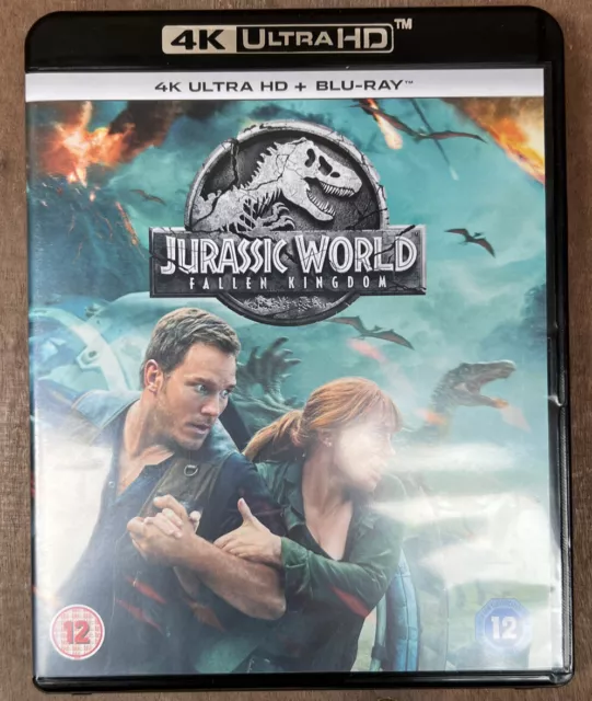 Jurassic World - Fallen Kingdom 4K ULTRA HD BLU-RAY + Free Postage