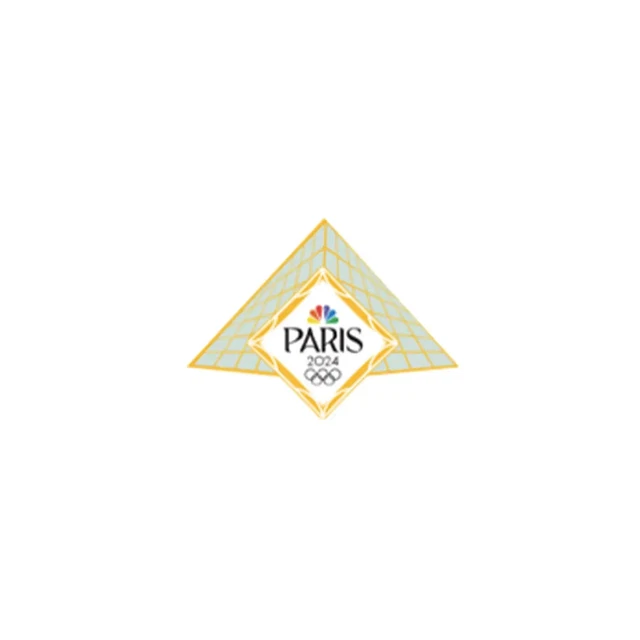 NBC 2024 PARIS Olympics Louvre Art Museum Media Lapel Pin Badge 13.99