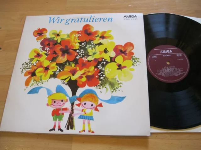 LP Various Wir gratulieren  Festtagswalzer  Polonaise  Vinyl Amiga DDR 8 45 076