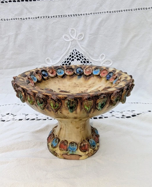 Coupe Vide-Poche En Céramique Émaillée Vintage – Pièce Déco Signée