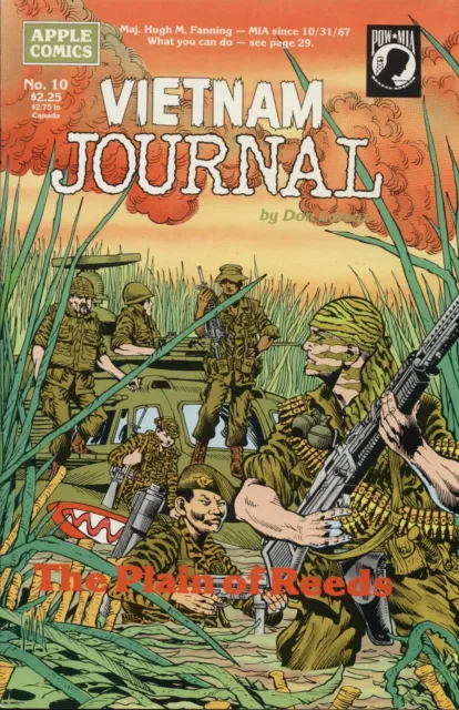 Vietnam Journal #10 by Don Lomax. Apple Comics. Best war comic of past 50 years