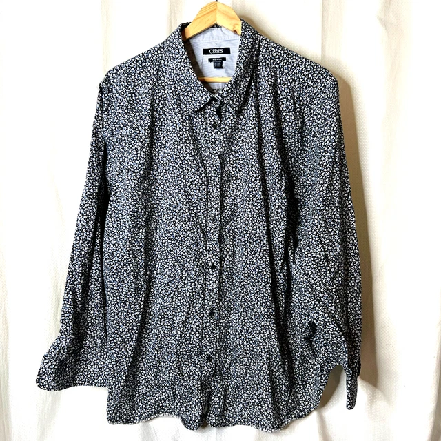 chaps plus size no iron shirts