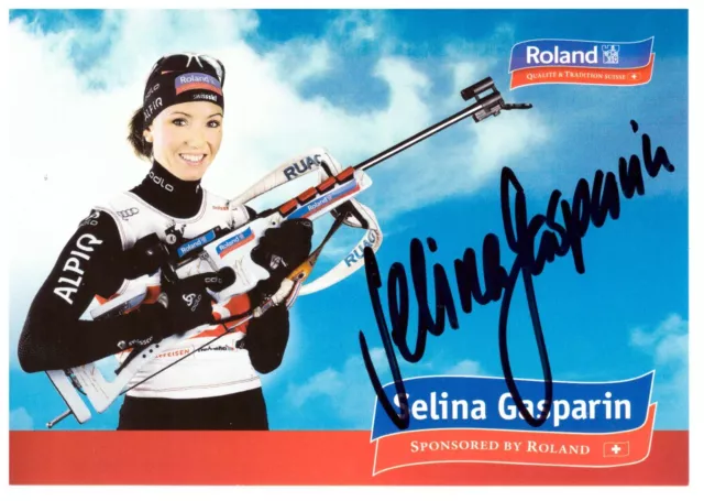 Selina Gasparin (CH) Skisport (2.OS 2014) Autogrammkarte (03.24)