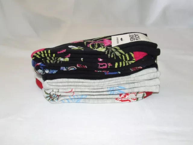 Brand New Jack & Jones 5 Pack Socks One Size Cotton Rich Flamingos 2